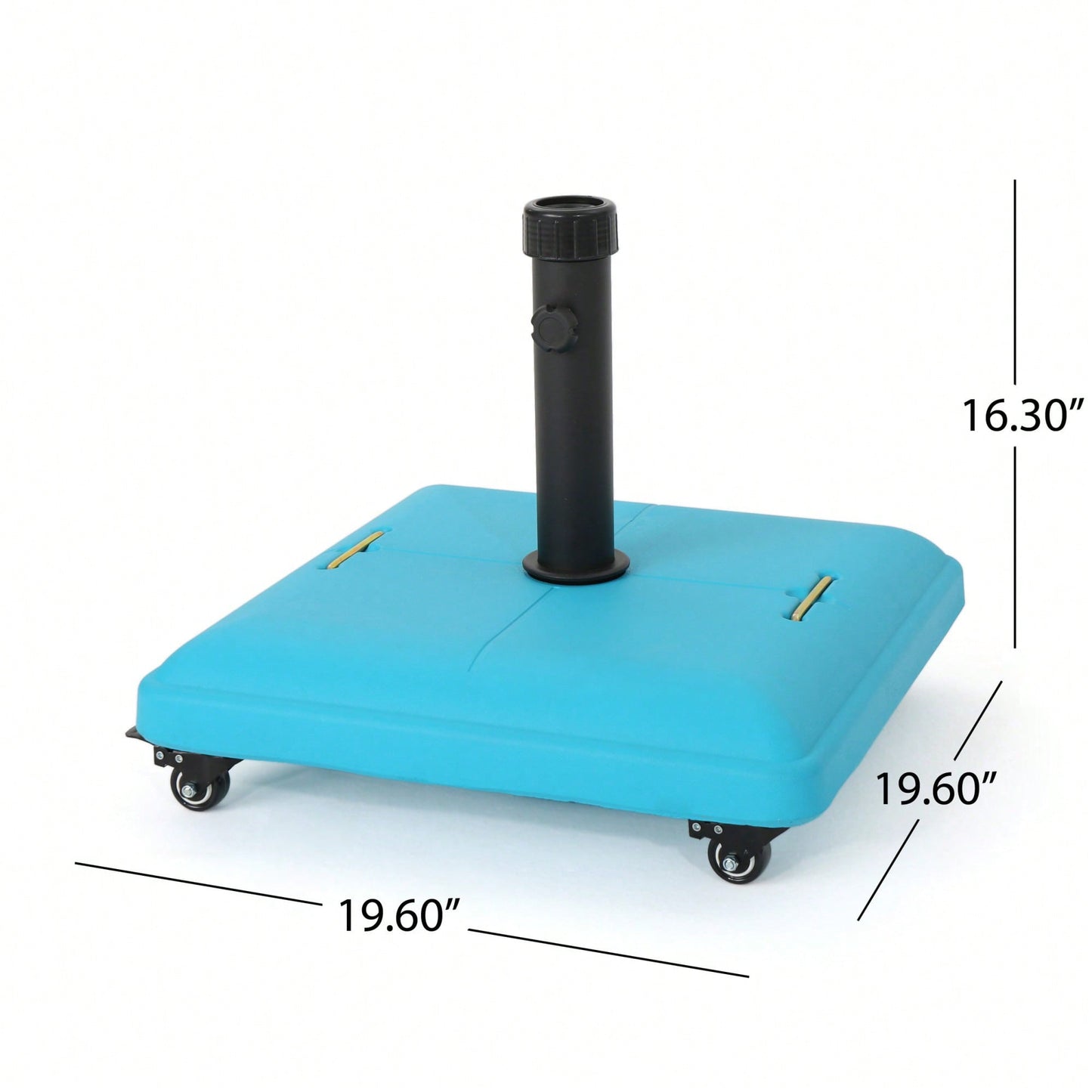 Heavy-Duty Square Wheelie Umbrella Base For Outdoor Stability And Support