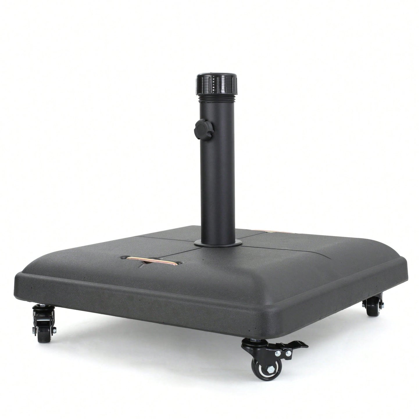 Heavy-Duty Square Wheelie Umbrella Base For Outdoor Stability And Support