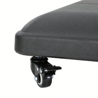 Heavy-Duty Square Wheelie Umbrella Base For Outdoor Stability And Support