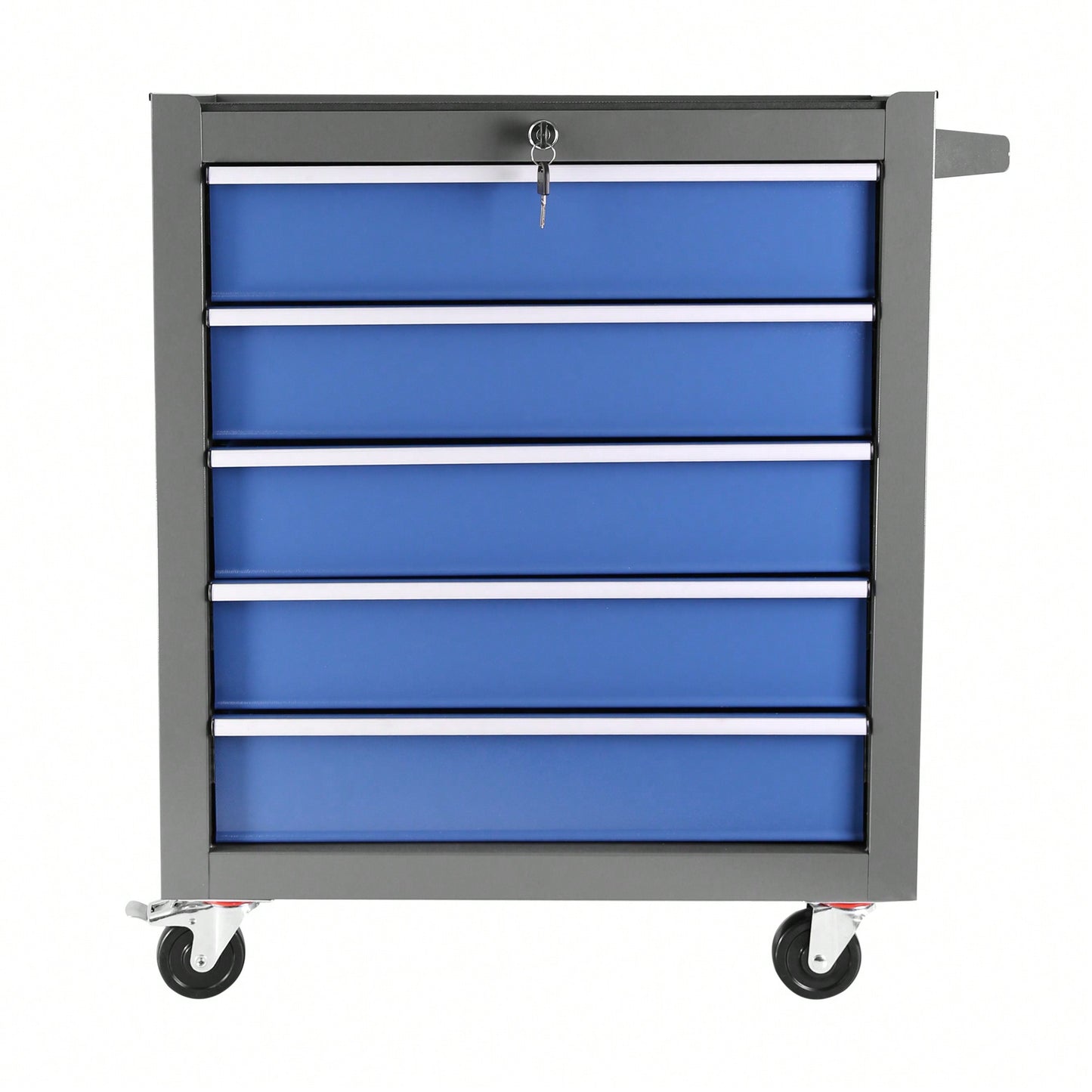 5 Drawer Rolling Tool Chest With Wheels Portable Organizer For Garage Workshop And Home Crafts