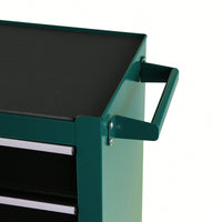 5 Drawer Rolling Tool Chest With Wheels Portable Organizer For Garage Workshop And Home Crafts