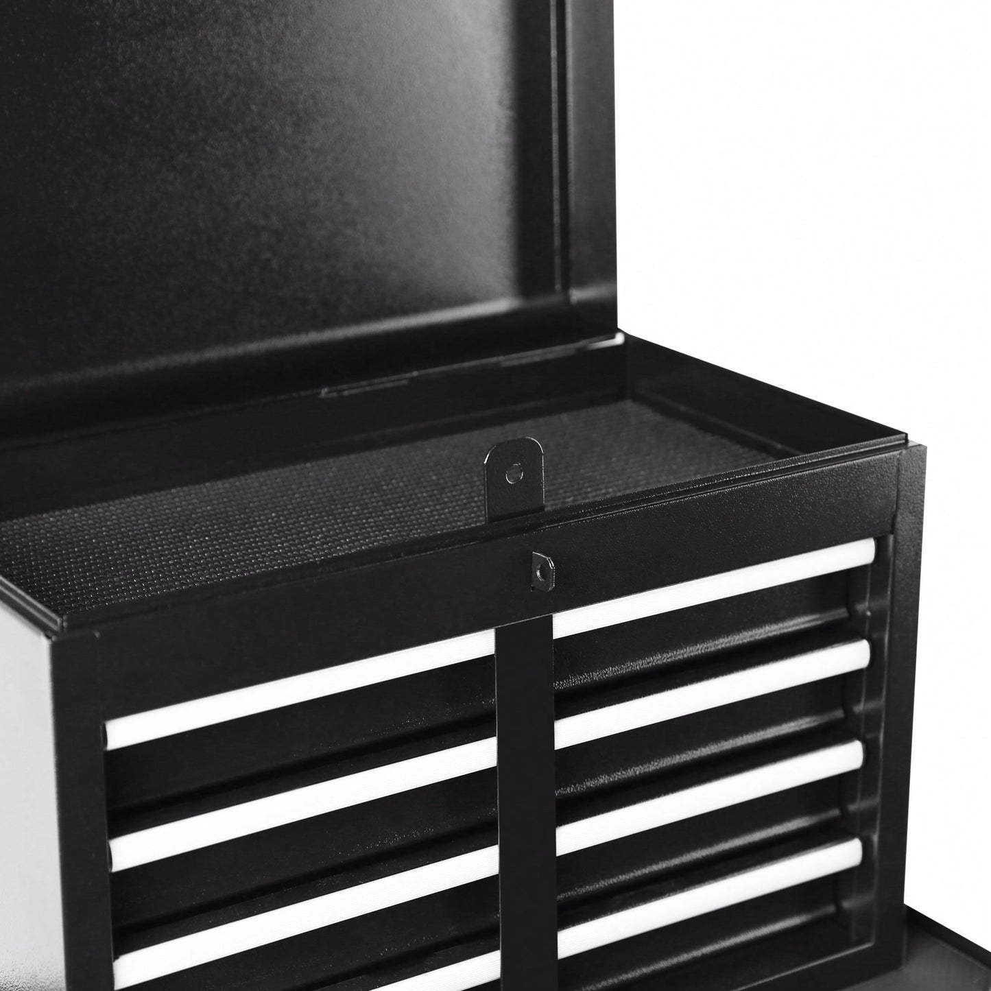 High Capacity 5-Drawer Rolling Tool Chest With Lockable Wheels Adjustable Shelf And Anti-Slip Liner Detachable Tool Box Organizer