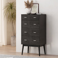 Stylish 4-Drawer Storage Chest For Bedroom Or Living Room Organization