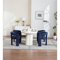 Set Of 2 Modern Orange Dining Chairs Stylish Upholstered Kitchen Seating
