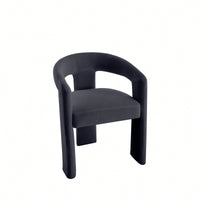 Set Of 2 Modern Orange Dining Chairs Stylish Upholstered Kitchen Seating