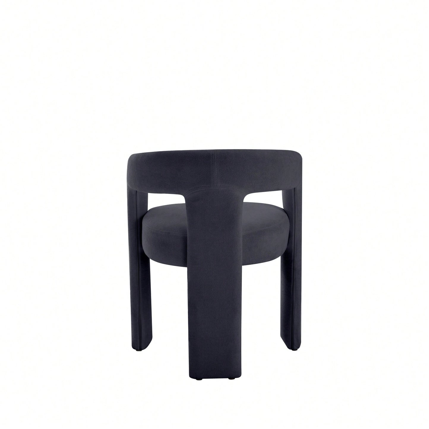 Set Of 2 Modern Orange Dining Chairs Stylish Upholstered Kitchen Seating