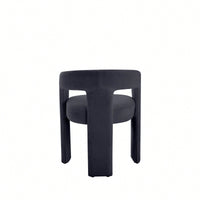Set Of 2 Modern Orange Dining Chairs Stylish Upholstered Kitchen Seating