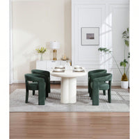 Set Of 2 Modern Orange Dining Chairs Stylish Upholstered Kitchen Seating
