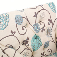 Elegant Tufted Club Chair For Living Room And Office Seating