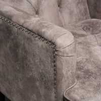 Elegant Tufted Club Chair For Living Room And Office Seating