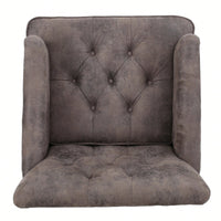 Elegant Tufted Club Chair For Living Room And Office Seating