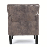 Elegant Tufted Club Chair For Living Room And Office Seating