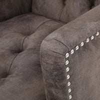 Elegant Tufted Club Chair For Living Room And Office Seating