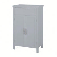 Spacious Floor Cabinet For Organized Storage In Living Room Or Kitchen