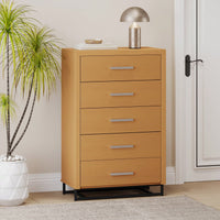 Stylish 5 Drawer Storage Chest For Bedroom And Living Room Organization