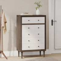 Elegant 5-Drawer Storage Chest For Bedroom Or Living Room Organization