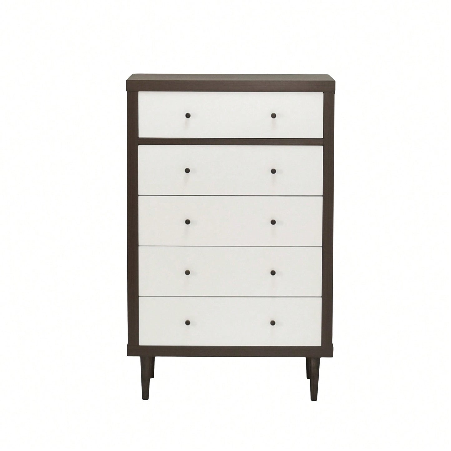 Elegant 5-Drawer Storage Chest For Bedroom Or Living Room Organization