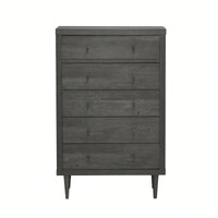 Elegant 5-Drawer Storage Chest For Bedroom Or Living Room Organization