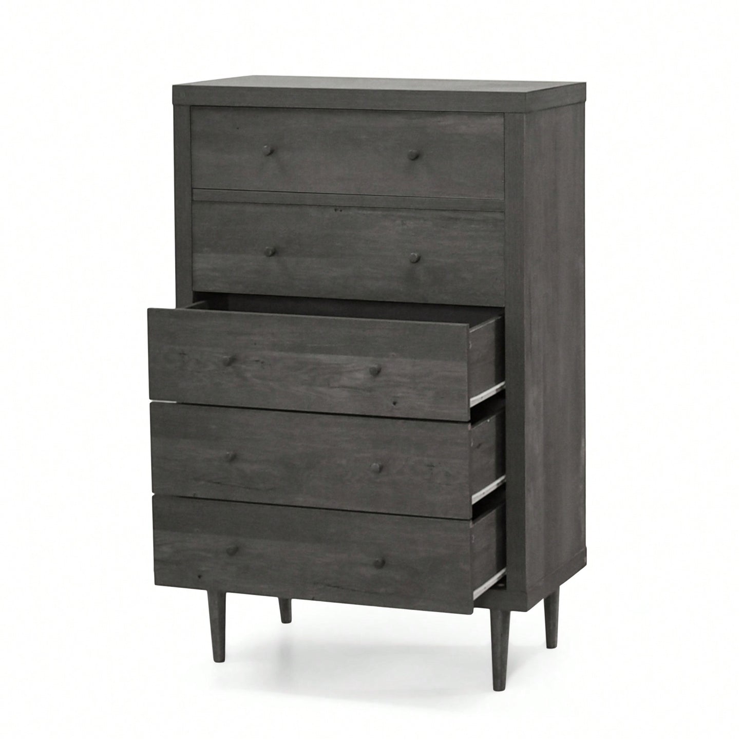 Elegant 5-Drawer Storage Chest For Bedroom Or Living Room Organization