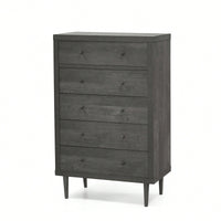 Elegant 5-Drawer Storage Chest For Bedroom Or Living Room Organization