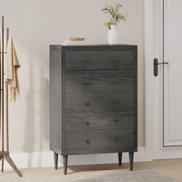 Elegant 5-Drawer Storage Chest For Bedroom Or Living Room Organization