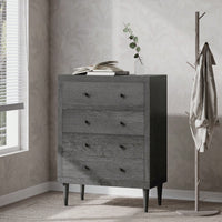 Elegant 4-Drawer Storage Chest For Bedroom Or Living Room Organization