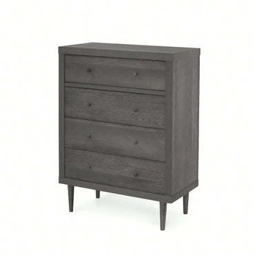 Elegant 4-Drawer Storage Chest For Bedroom Or Living Room Organization