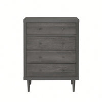 Elegant 4-Drawer Storage Chest For Bedroom Or Living Room Organization