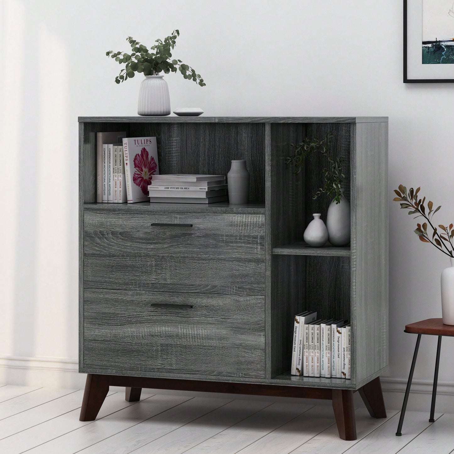 Stylish Modern Storage Cabinet For Home And Office Organization