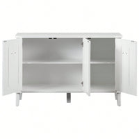 Atmospheric Solid Wood Veneer Cabinet With Three Acacia Doors Adjustable For Study Corridors And Entrances