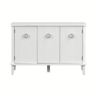 Atmospheric Solid Wood Veneer Cabinet With Three Acacia Doors Adjustable For Study Corridors And Entrances