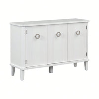 Atmospheric Solid Wood Veneer Cabinet With Three Acacia Doors Adjustable For Study Corridors And Entrances