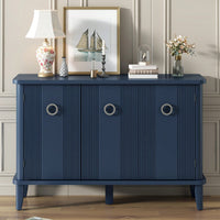 Atmospheric Solid Wood Veneer Cabinet With Three Acacia Doors Adjustable For Study Corridors And Entrances