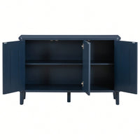 Atmospheric Solid Wood Veneer Cabinet With Three Acacia Doors Adjustable For Study Corridors And Entrances