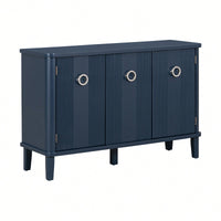 Atmospheric Solid Wood Veneer Cabinet With Three Acacia Doors Adjustable For Study Corridors And Entrances