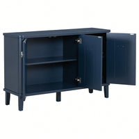 Atmospheric Solid Wood Veneer Cabinet With Three Acacia Doors Adjustable For Study Corridors And Entrances