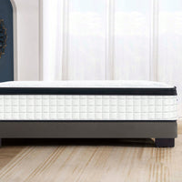 12 Inch Twin Size 7-Zoned Cool Memory Foam Pocket Spring Hybrid Mattress