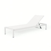 Comfortable Outdoor Chaise Lounge With Adjustable Backrest For Relaxation And Sunbathing