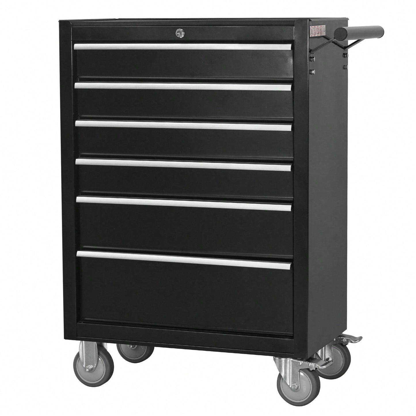 Large Capacity Rolling Tool Chest With Locking Wheels For Garage And Workshop Storage Organizer