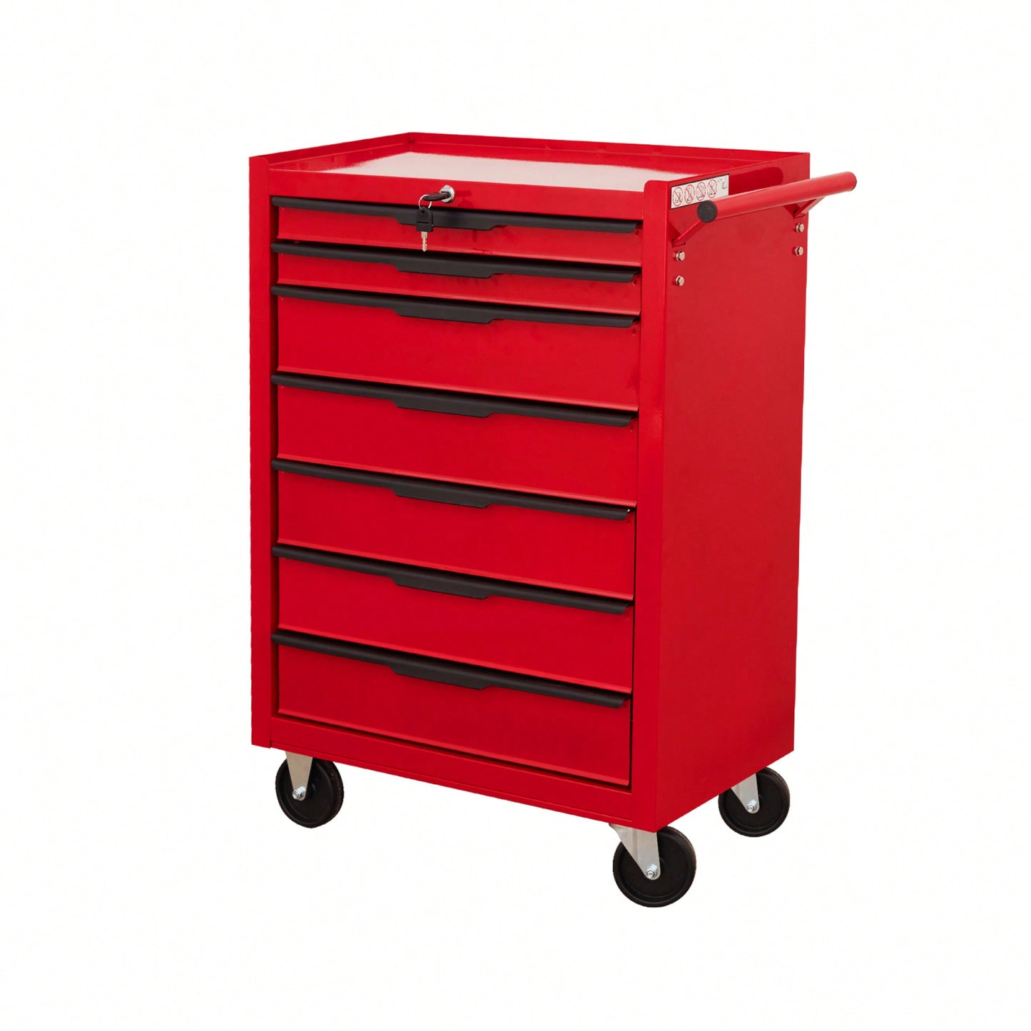 Large Capacity Rolling Tool Chest With Wheels And Lockable Storage For Garage And Workshop Organization