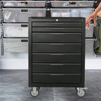 Large Capacity Rolling Tool Chest With Wheels And Lockable Storage For Garage And Workshop Organization