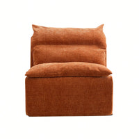 Comfortable Armless Floor Chair For Living Room Bedroom Office Leisure Seating In Green