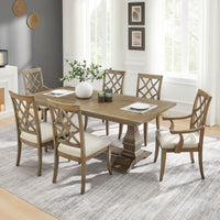 Mid Century Upholstered Wooden Arm Dining Chairs Set Of 2 Comfortable Kitchen Living Room Restaurant Furniture White Oak