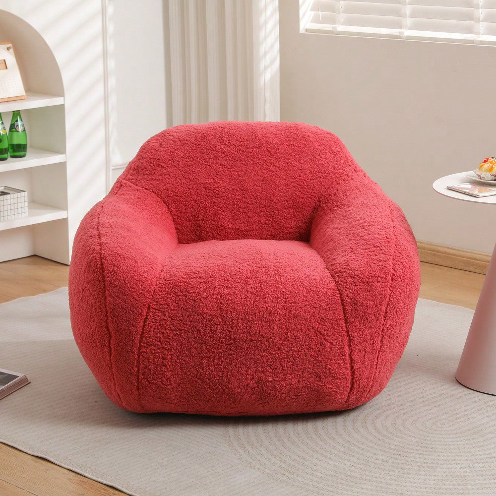 Giant Comfy Bean Bag Chair For Adults With Memory Foam Filler And Armrests - Spacious Design For Living Room And Bedroom
