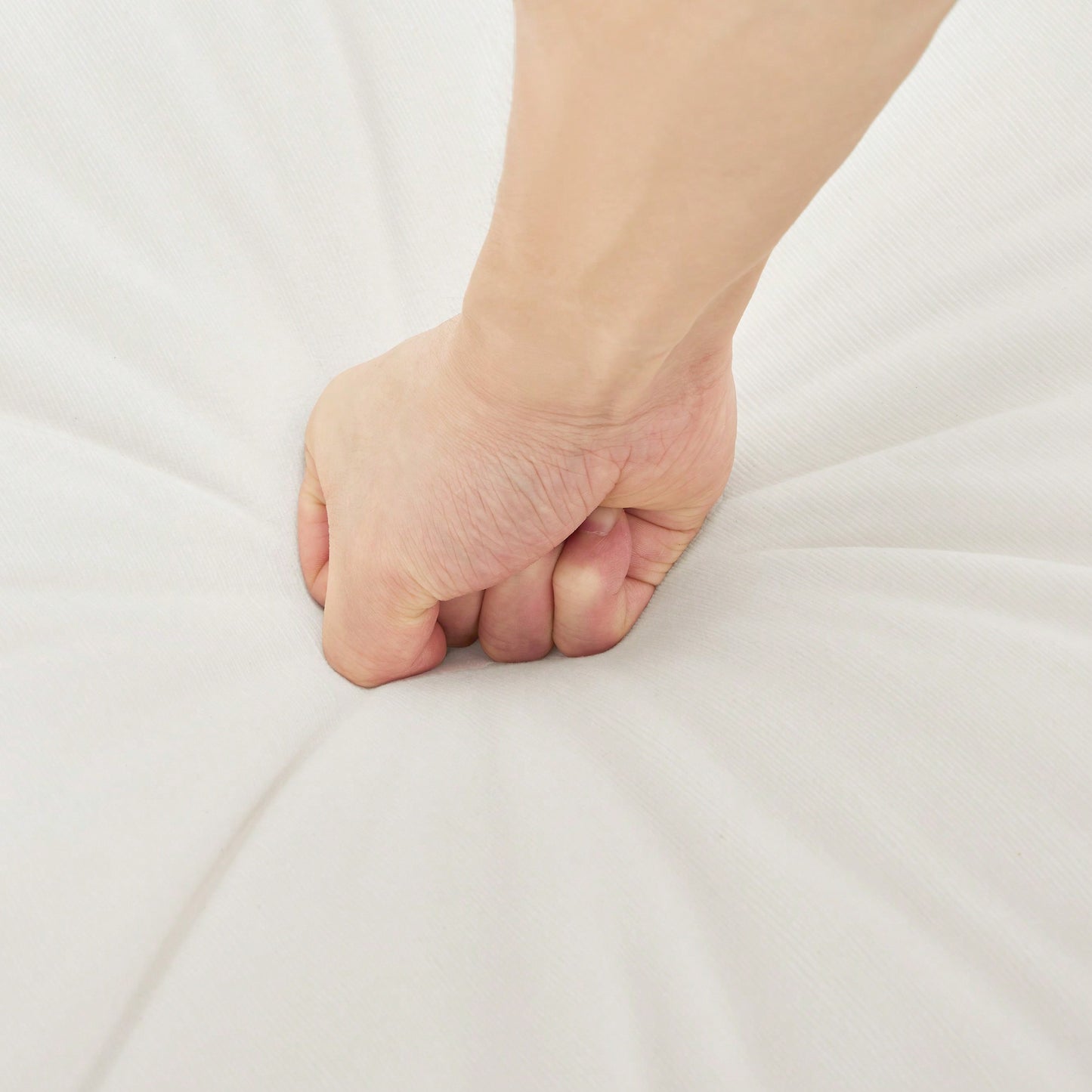 Elegant White Velvet Storage Ottoman With Stylish Design And Ample Space