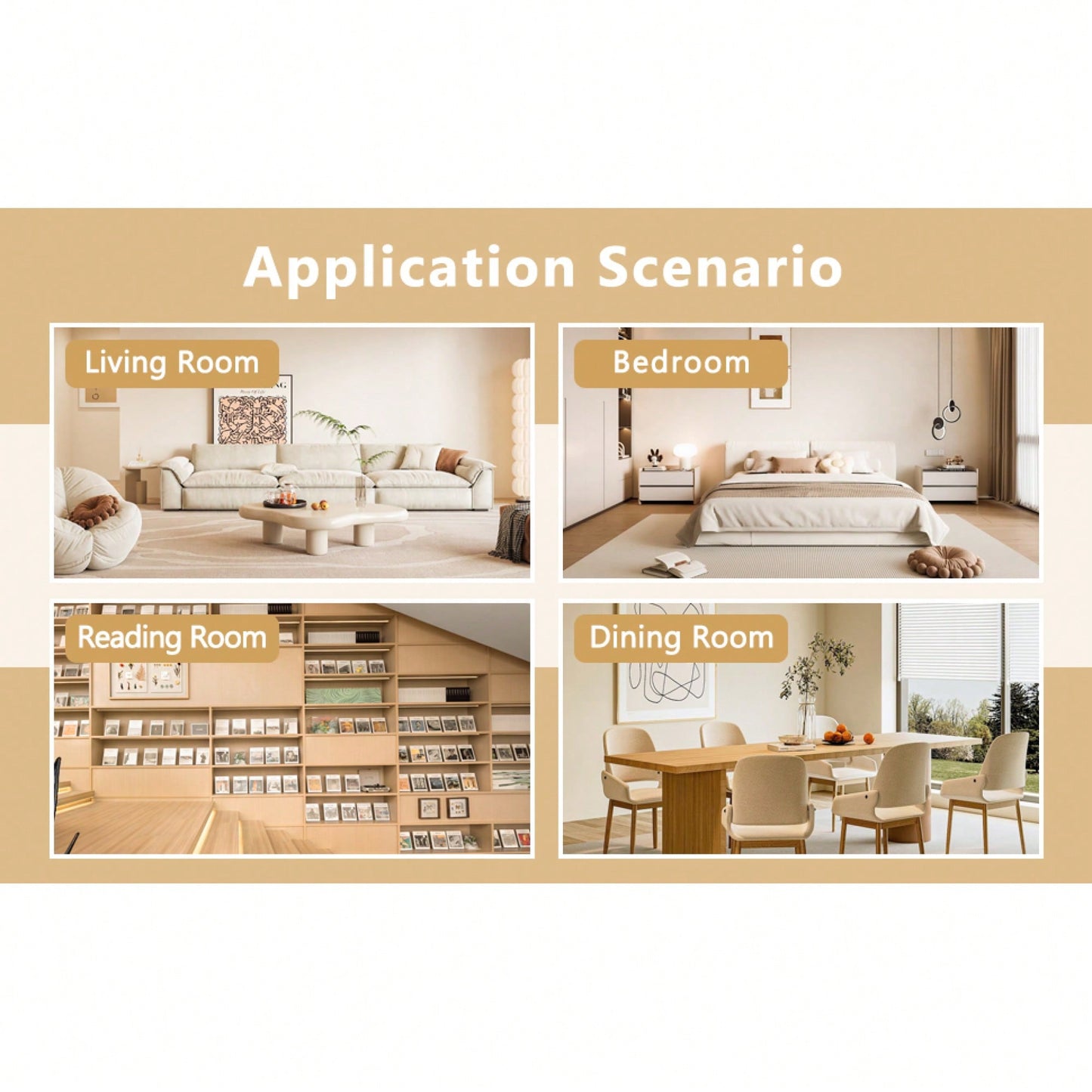 Modern 44.8 Inch Walnut Wood Grain MDF Coffee Table With Stable Triangular Support For Living Room And Bedroom