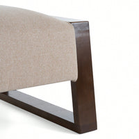Elegant Beige Ottoman For Modern Living Spaces