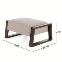 Elegant Beige Ottoman For Modern Living Spaces