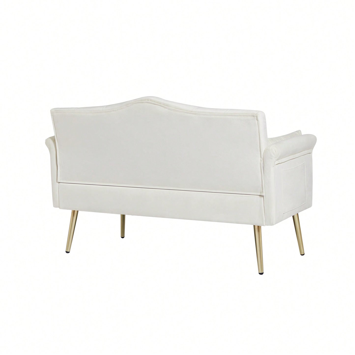 Elegant Cream White Two Seater Sofa For Modern Living Spaces