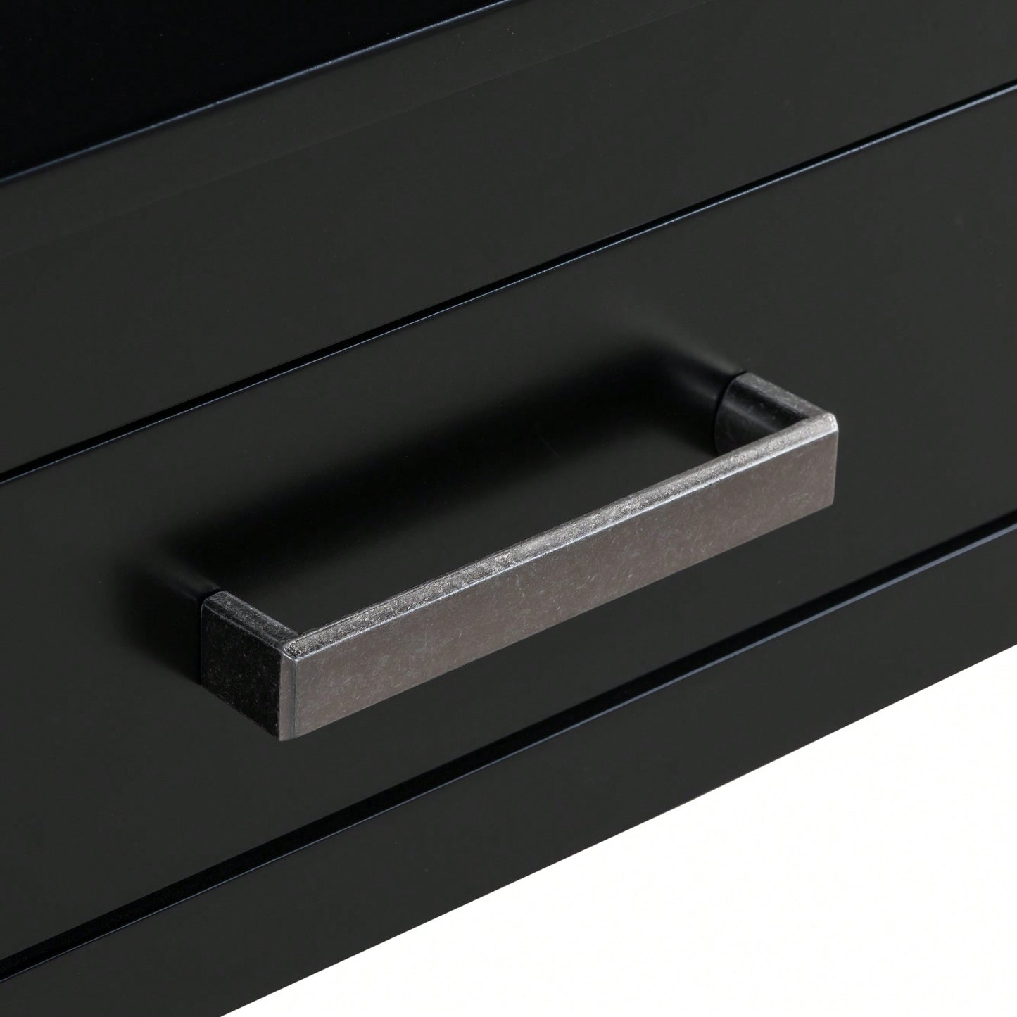 Modern 3-Drawer Console Table With Shelf For Entryway Hallway Living Room Foyer And Corridor